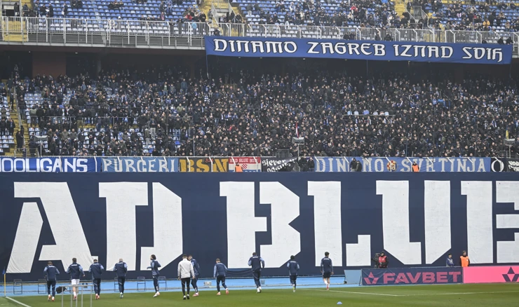 Navijači na utakmici Dinamo - Hajduk