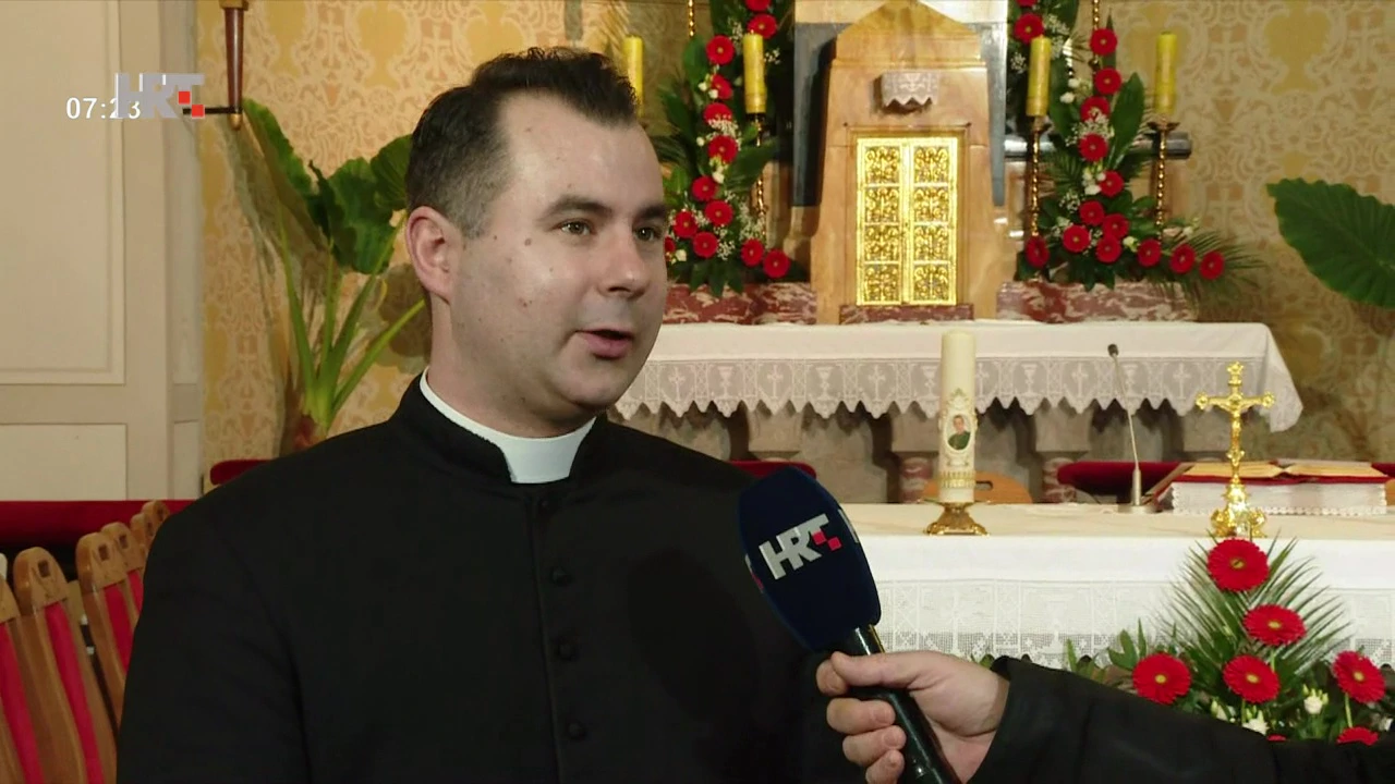 Velečasni Ivan Vučak, Foto: Dobro jutro, Hrvatska/HRT