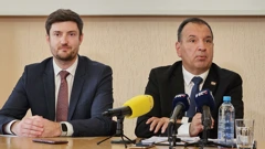 Ravnatelj OB Šibensko-kninske županije Kristijan Stipaničev i Vili Beroš, ministar zdravstva , Foto: H. Gunjača/HRT