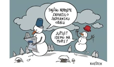 meteokarikatura, Foto: Krešimir Kveštek/HRT