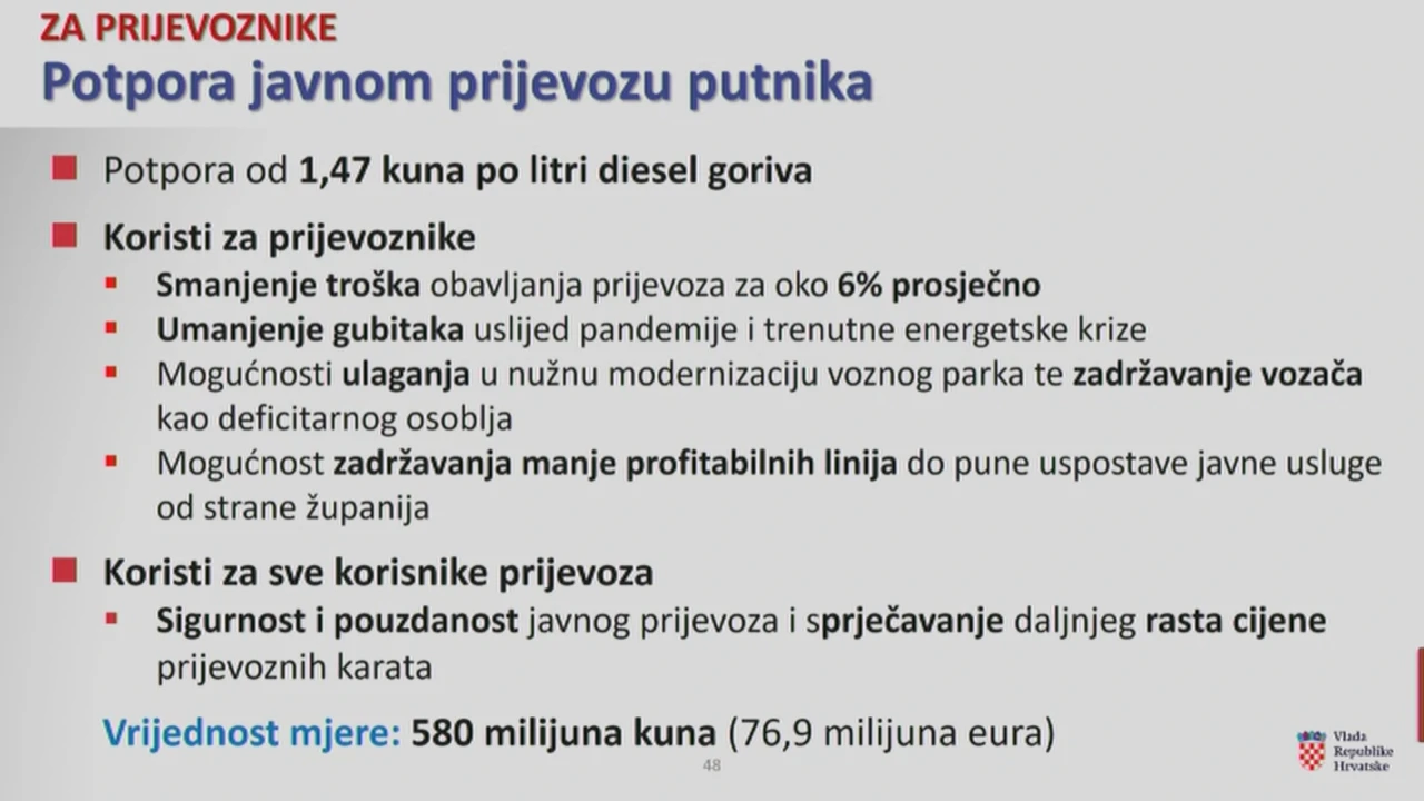 Potpore prijevoznicima, Foto: HRT/HTV