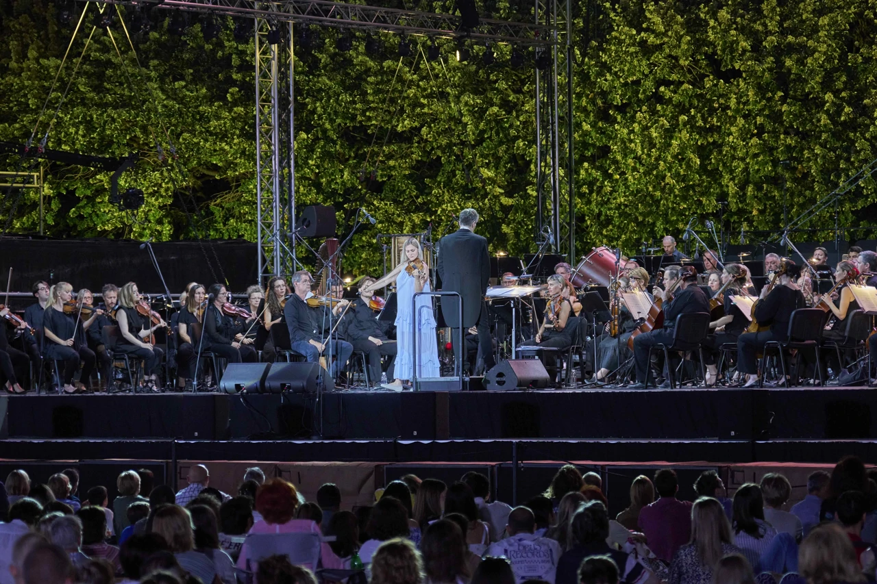 Sara Domjanić, Gergely Dubóczky, Simfonijski orkestar HRT-a, Foto: Jasenko Rasol/HRT