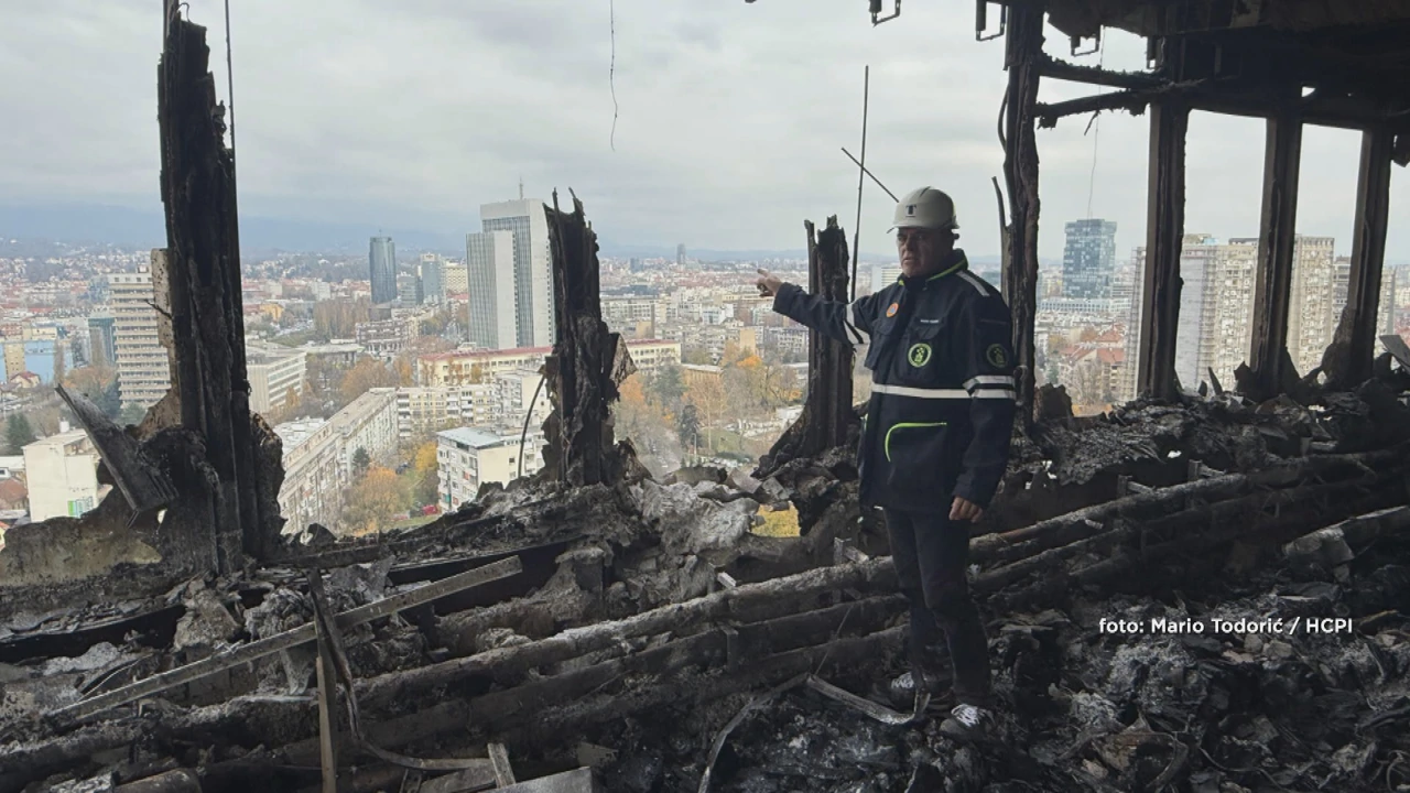 Oštećenja u neboderu Vjesnika, Foto: Mario Todorić/HCPI