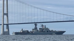 Ruski razarač klase Udaloy I "Viceadmiral Kulakov" kod Danske, 31. kolovoza