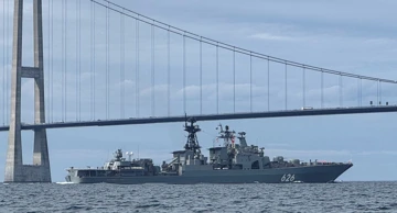 Ruski razarač klase Udaloy I "Viceadmiral Kulakov" kod Danske, 31. kolovoza