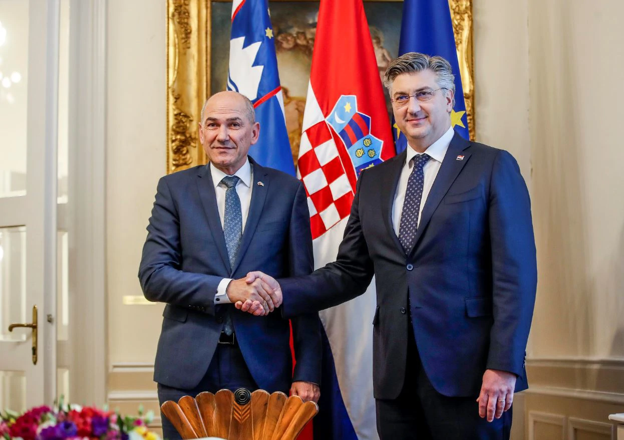 Janez Janša i Andrej Plenković
