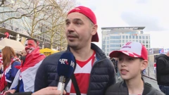 Hrvatski navijači pred Stade de Franceom, Foto: HTV/HRT