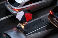 Kišno i prohladno jutro u Zagrebu, Foto: Damjan Tadic/CROPIX