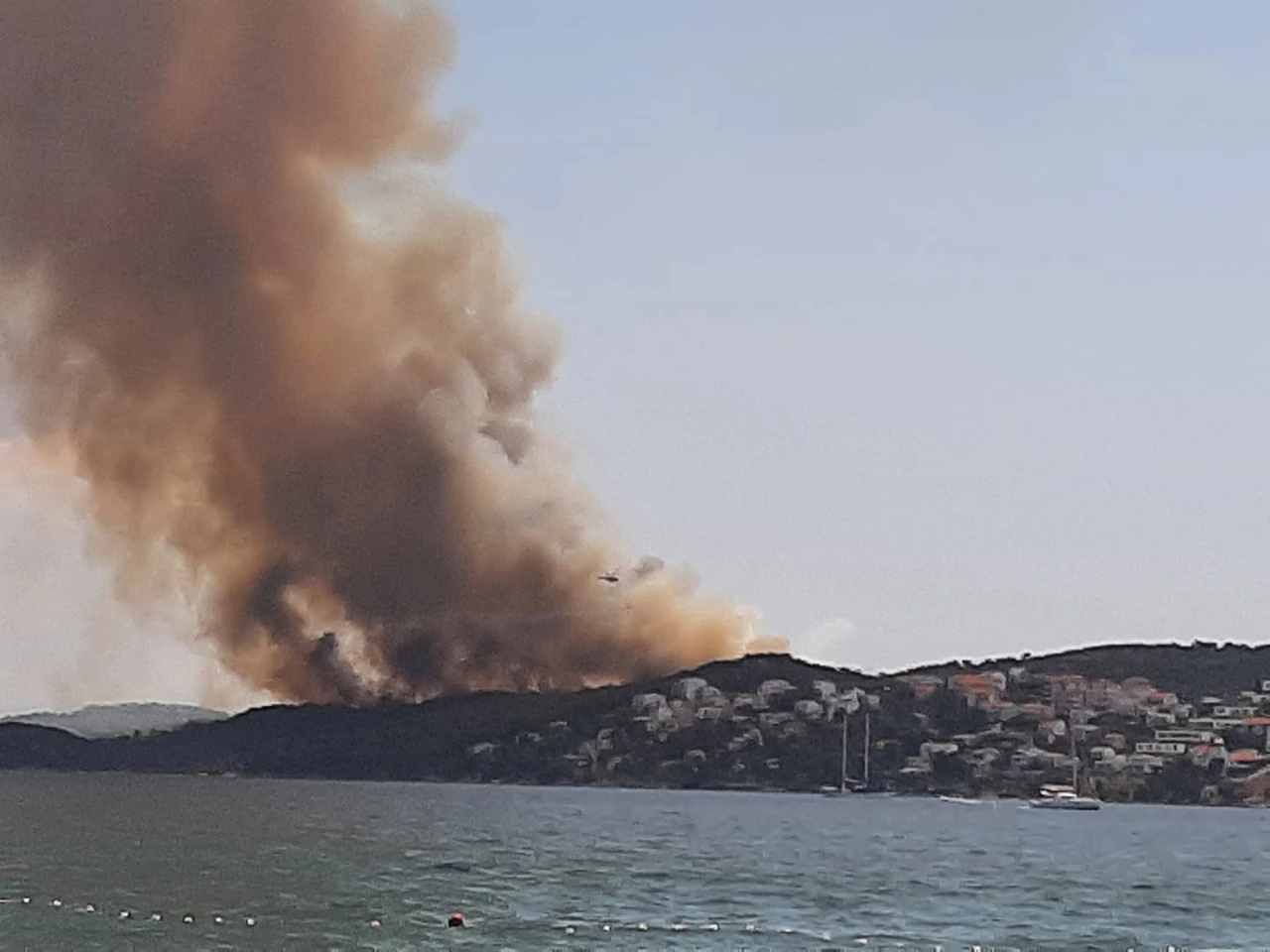 Požar na Čiovu , Foto: Stela Sep/HRT
