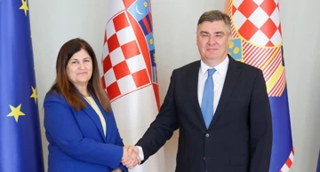  Zoran Milanović primio je ministricu vanjskih poslova Palestine