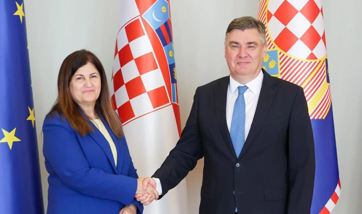  Zoran Milanović primio je ministricu vanjskih poslova Palestine