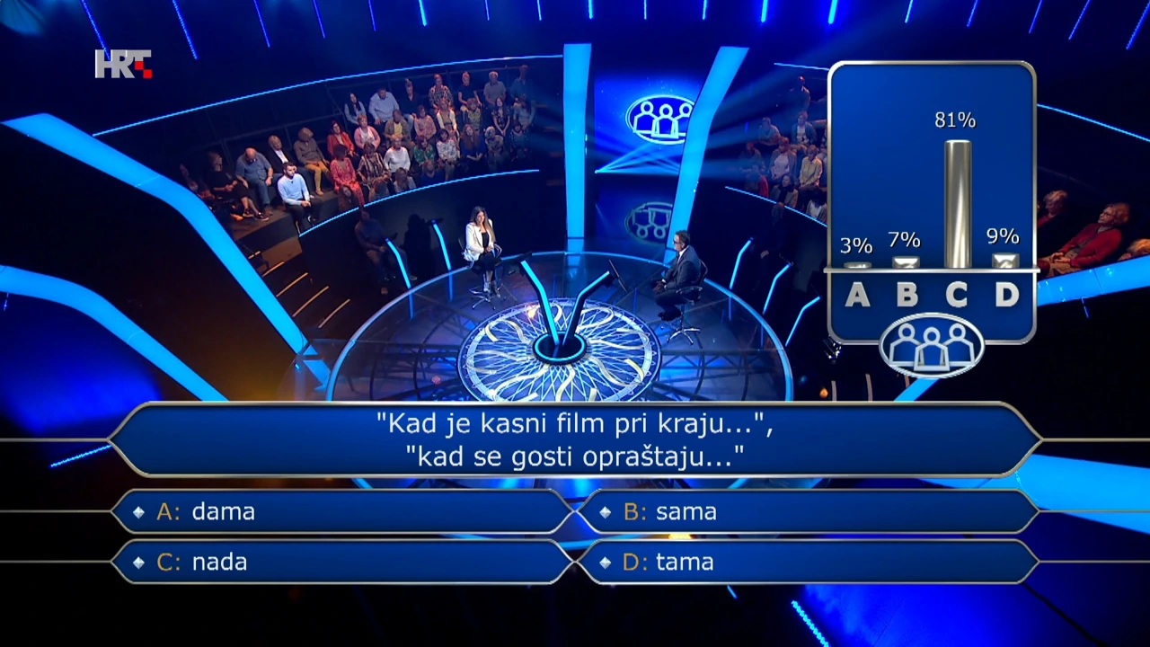 Doris Mršić, Foto: Tko želi biti milijunaš?/HRT