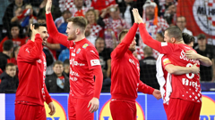 Hrvatska - Argentina, slavlje Hrvatske 