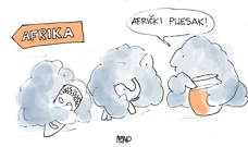 meteokarikatura, Foto: Frano Cebalo/HRT