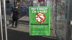 Plakati kampanje Čistećih medvjedića i RokOtoka protiv bacanja opušaka u okoliš