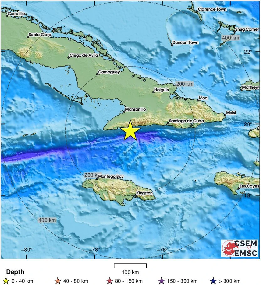 Potres magnitude 6,8 na Kubi