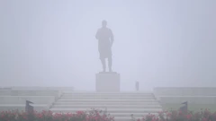   Maglovito jesensko jutro u Zagrebu  