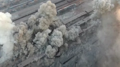 Ruska razaranja - industrijski dio Mariupolja 