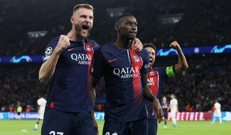 Slavlje igrača PSG-a nakon drugog pogotka, Foto: Stephanie Lecocq/REUTERS