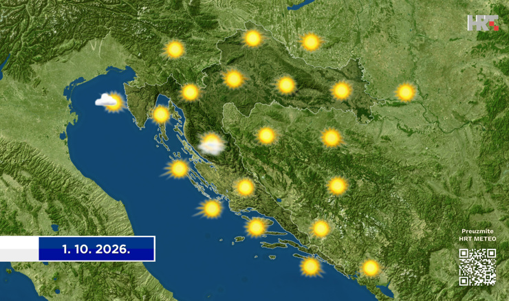 Četvrtak nastavlja niz sunčanih i toplih dana, ali ujutro svježih