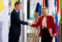 Zagreb: Dolazak sudionika summita Međunarodne krimske platforme u NSK , Foto: Sanjin Strukic/PIXSELL