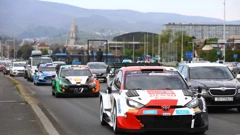 Defile automobila koji sudjeluju na utrci WRC Croatia Rally 2023.