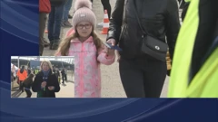 HTV-ova reporterka Ivana Šilović na slovačko-ukrajinskoj granici