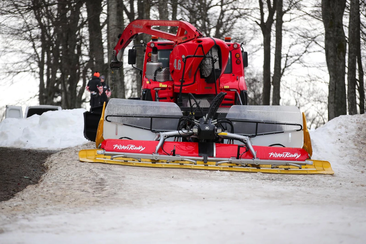 Pripreme za žensku slalomsku utrku Snow Queen Trophy 2023., Foto: Matija Habljak/PIXSELL