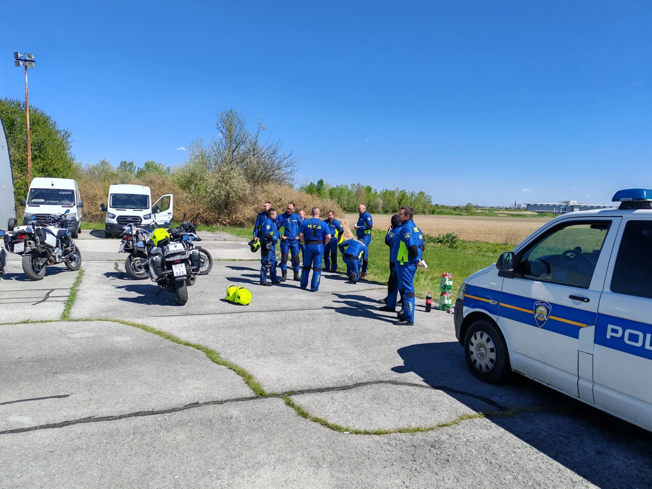Trening za policajce na motociklima, Foto: Neven Knežević/HRT Radio Osijek