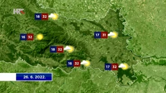 Vremenska prognoza, Foto: HRT/HTV