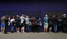 Novinari pokušavaju fotografirati Novaka Đokovića, Foto: Loren Elliott/REUTERS