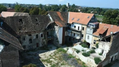 Pogled na Sisak koji se nije puno obnovio nakon potresa
