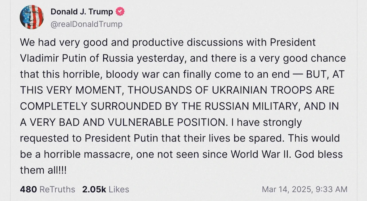 Trumpova objava
