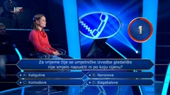 Kristina Kajinić, Foto: Tko želi biti milijunaš?/HRT