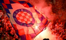 Navijači Hajduka, Foto: Duje Klarić/CROPIX