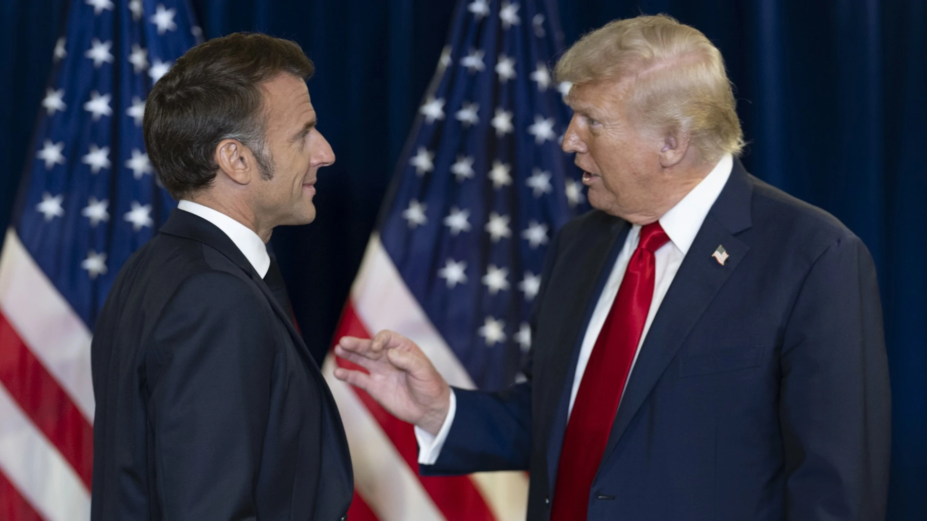 Emmanuel Macron i Donald Trump