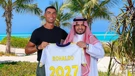 Cristiano Ronaldo i Abdullah Almajeed 