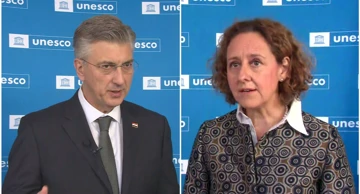 Andrej Plenković i Nina Obuljen Koržinek