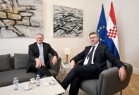 Mathias Cormann i Andrej Plenković, Foto: Marko Lukunic/PIXELL 