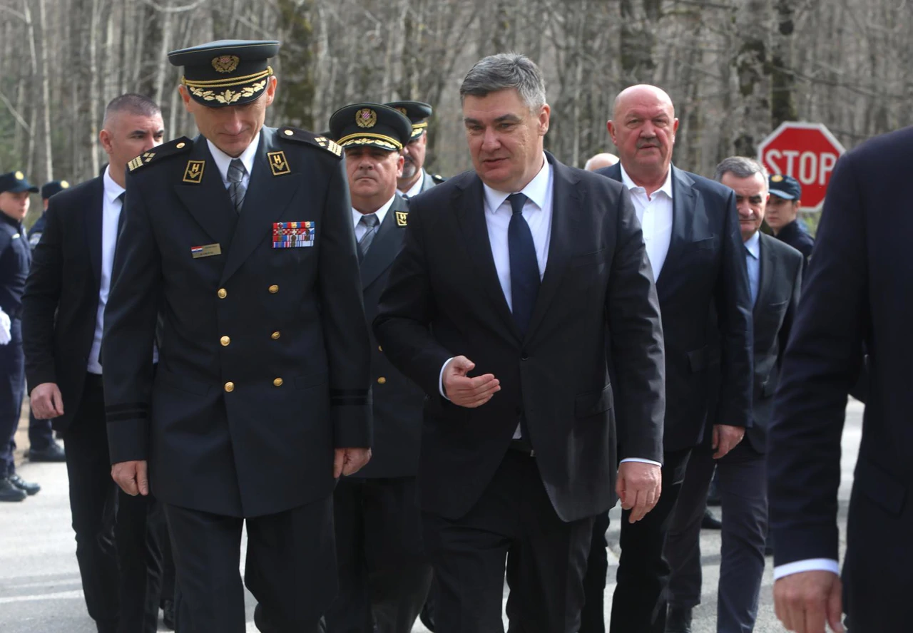 Predsjednik Zoran Milanović položio vijenac, Foto: Kristina Stedul-Fabac /PIXSELL