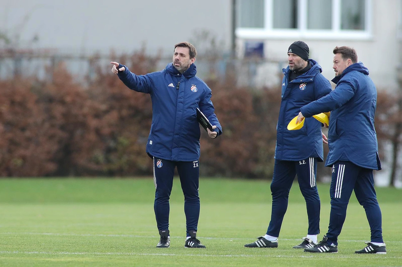 Prvi trening Željka Kopića kao privremenog trenera Dinama , Foto: Goran Stanzl/PIXSELL