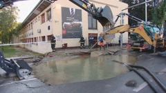 Pukla cijev u Selskoj, Foto: HTV/HRT