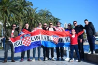 Hrvatski navijači u Splitu, Foto: Nikola Vilić/CROPIX