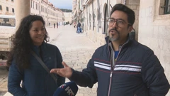 Zimski turisti u Dubrovniku