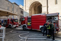  U staroj jezgri Trogira izbio požar , Foto: Zvonimir Barišin/Pixsell