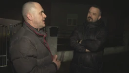 Josip Dabro i novinar Marin Ćurić