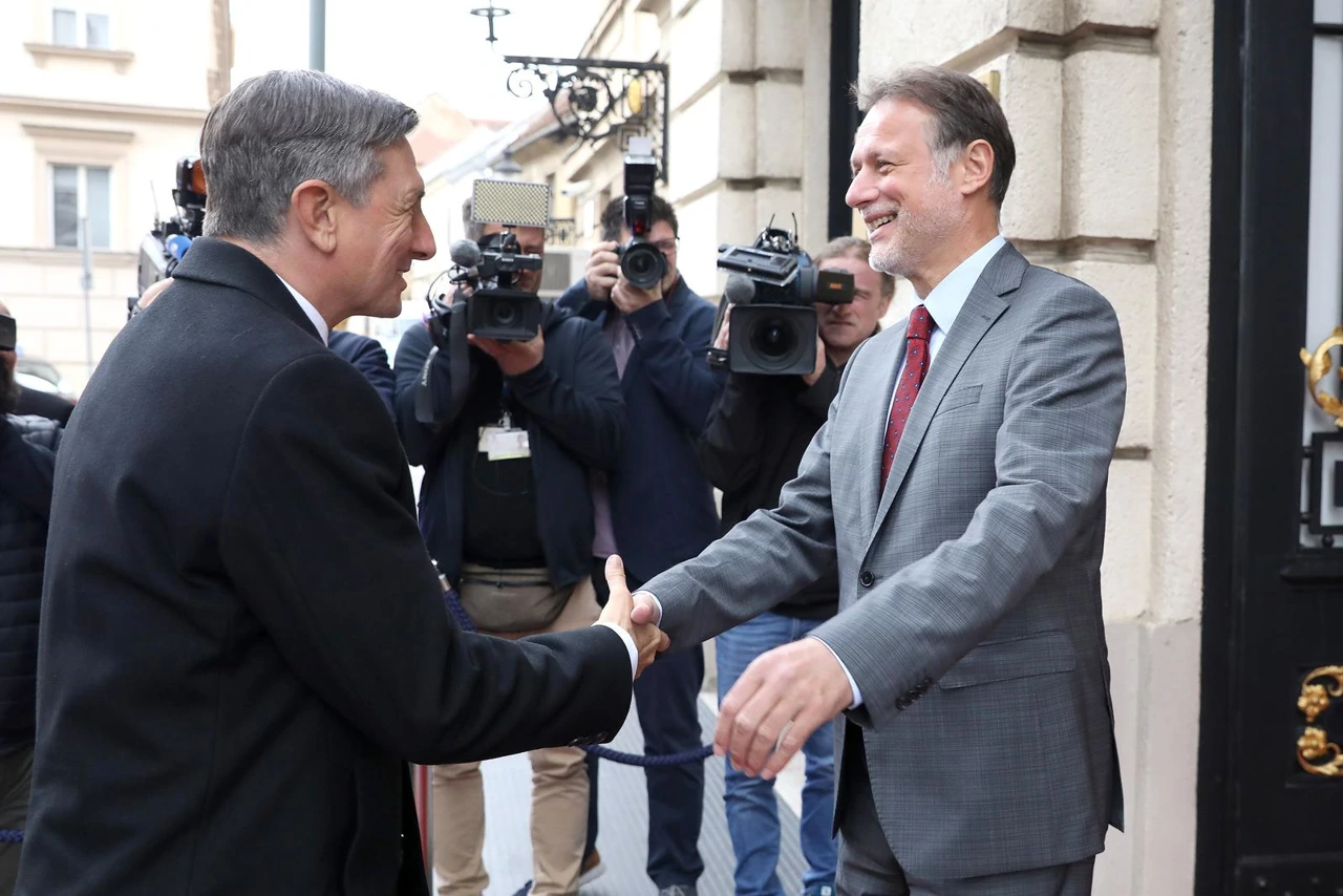 Jandroković se susreo s Pahorom, Foto: Patrik Macek/PIXSELL