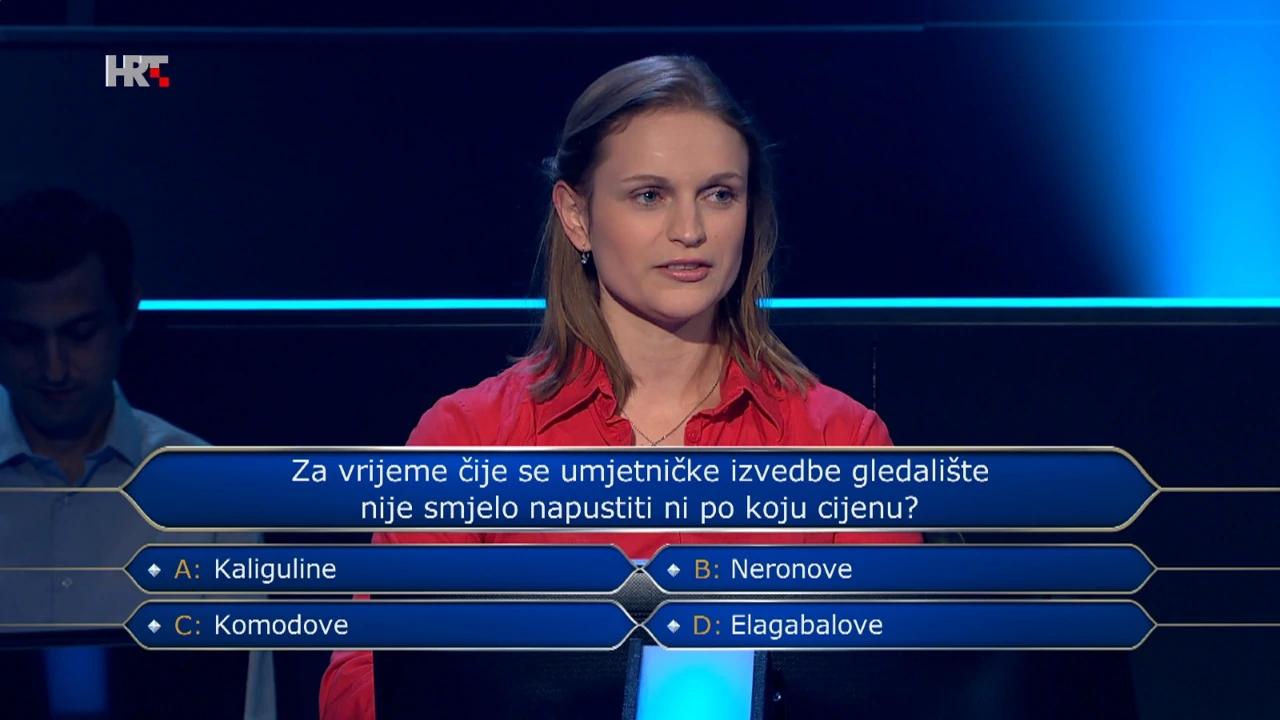 Kristina Kajinić, Foto: Tko želi biti milijunaš?/HRT