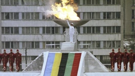 Sanda Dubravčić na ZOI-ju u Sarajevu 