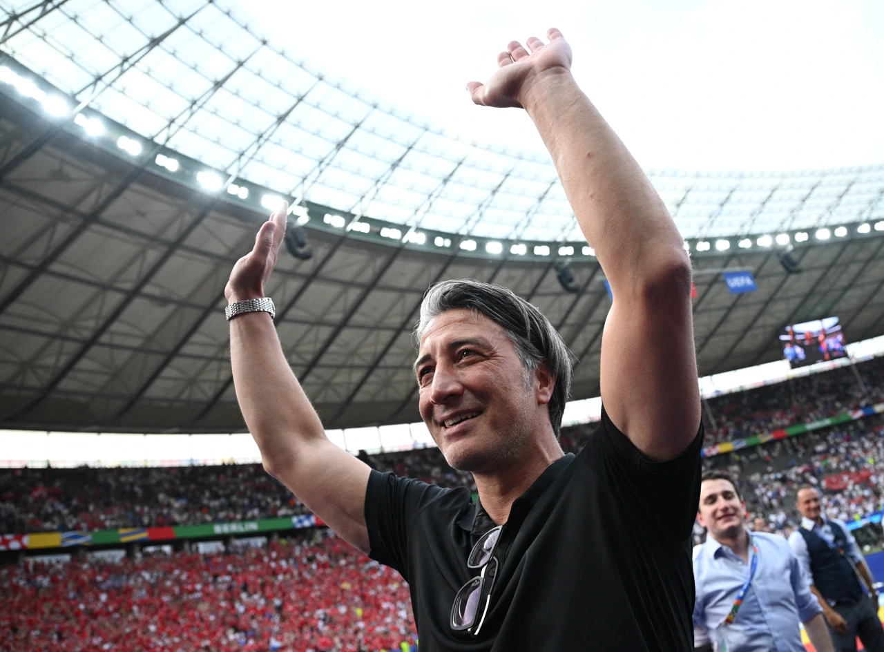 Murat Yakin nakon prolaska Švicarske, Foto: Annegret Hilse/REUTERS